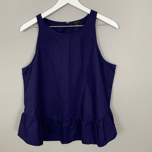 NWOT Ann Taylor Blue Sleeveless Top